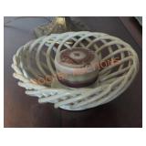 Handmade Pottery Bowl & Trinket Box