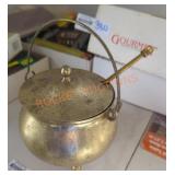 brass smudge pot
