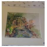 Signed original watercolor