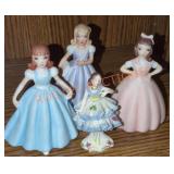 Porcelain Ladies Figurines