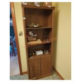 27"W × 12"D × 72"H bookcase
