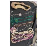 Costume jewelry necklace lot