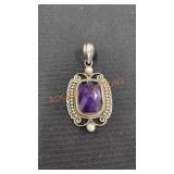 925 Stamped Pendant