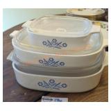 3 Corning Ware Casserole Dishes