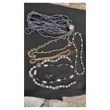 Misc beaded jewelry lot