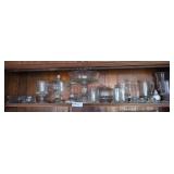 Clear Glass Shelf Lot