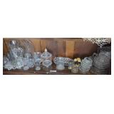 Clear Glass Shelf Lot
