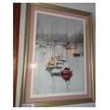 Jennifer Boget "Still Harbor" Signed Art Print