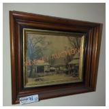 Two Vintage Farm Prints