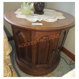 26"W × 22"H Round Side Table