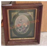 framed vintage art