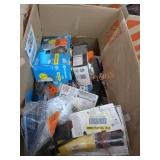 Box Lot Flex Foil Duct, Husky Ratchet straps,