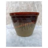 13ï¿½ Drizzled Plastic Flower Pot