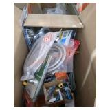 Box Lot Small Tools, WaterPik, Frostbite Window