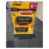 DeWalt 20V/60v 6Ah Batteries, No Charger
