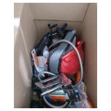 Box Lot Hard Hat, Sink Hose, Light Switches, DAP