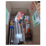 Box Lot Home Items, Fib Connectors, Water Heater