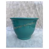 Set Of Two 12inch Teal Planters;
