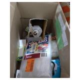 Box Lot Lights, Sanding Disks, Vacuum Bags