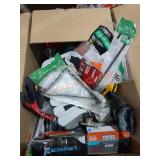 Box Lot Assorted Items, Lighting, Gloves, , Sold