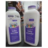 (2) Gentle Steps Cornstarch Baby Powder