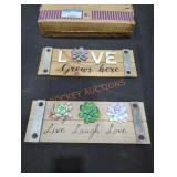 (4) Assorted Wall Decor