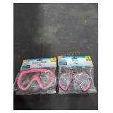 (2) Assorted Swim Masks
