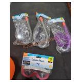 Goggles and snorkel