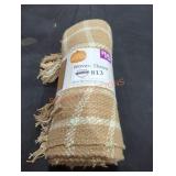 Brown Woven Throw 50" x 60"