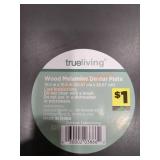 (12)Wood Melamine Dinner Plate, (4) BB Skin Cream