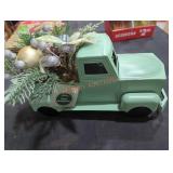 Dark green truck decor