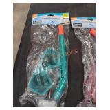 Goggles and snorkel