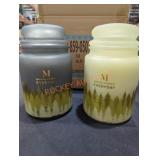 (4) Martha Stewart Everyday Assorted 18oz Candles