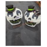 (2) Skeleton Door Stop