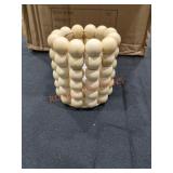 (6) Beaded Candle Holders