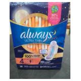 Always Ultra Thing Pads Size 4, 36PK