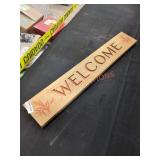 Welcome Wall Sign