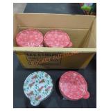 (6) 3PK of Festive Winter Round Containers w/ Lid