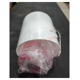 Clear Glass Lamp w/ Shade