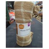 Brown Woven Throw 50" x 60"
