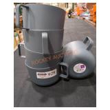 (5) Plastic Soup Mug with Handle