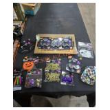 Decrotive Tray Lot of Assorted Halloween Items