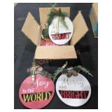 (6) Christmas Ornaments
