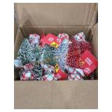 (6) Faux Tree Decorations