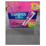Tampax Radiant Tampons, 28 PK
