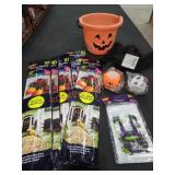 Candy Bucket Lot Halloween Items