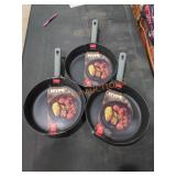 (3) 10.2in Frying Pans