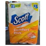 Scott Comfort Plus Toilet Paper 12 Rolls