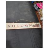Autumn Decrotive Sign