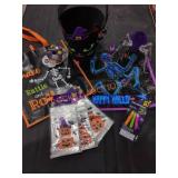 Halloween Treat Totes, Spooky Bucket and Decor